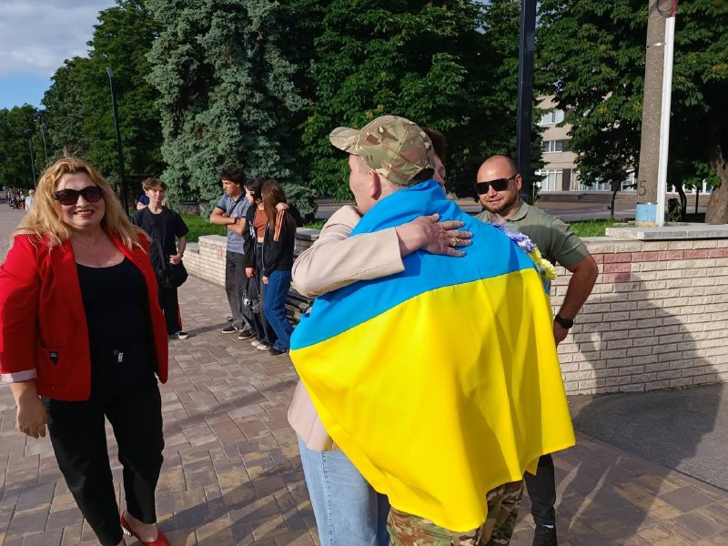 У Знам’янській громаді на Кіровоградщині зустріли військовослужбовця Валерія Приходченка.