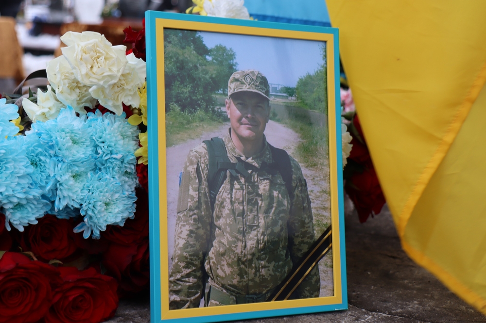 Світлина померлого Миколи Сичова з Онуфріївської громади 