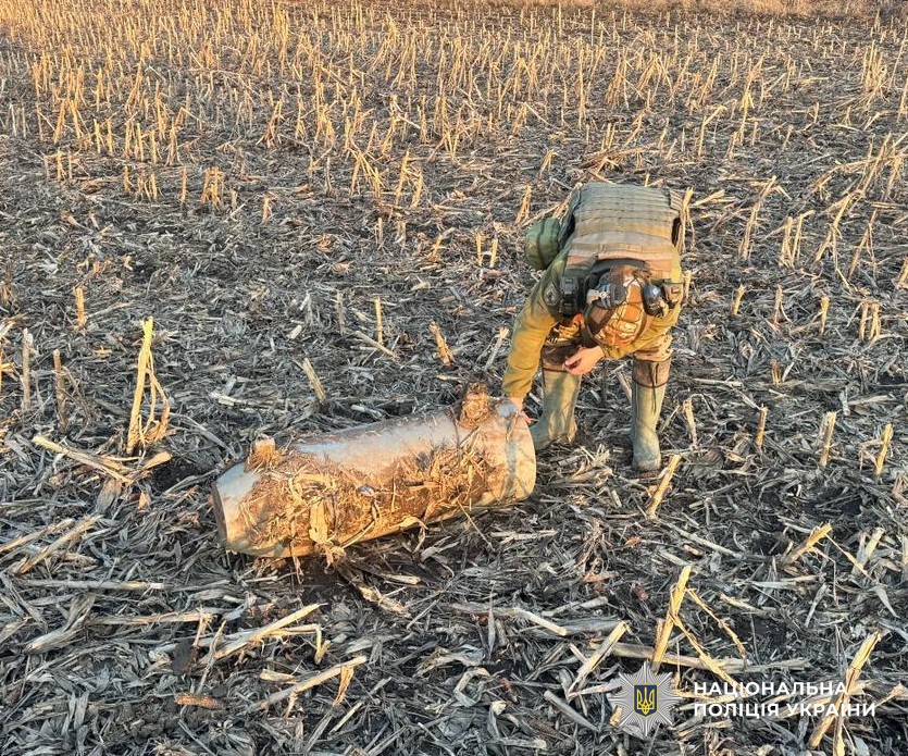 Вибухотехніки Кіровоградщини знешкодили бойові частини ворожої ракети