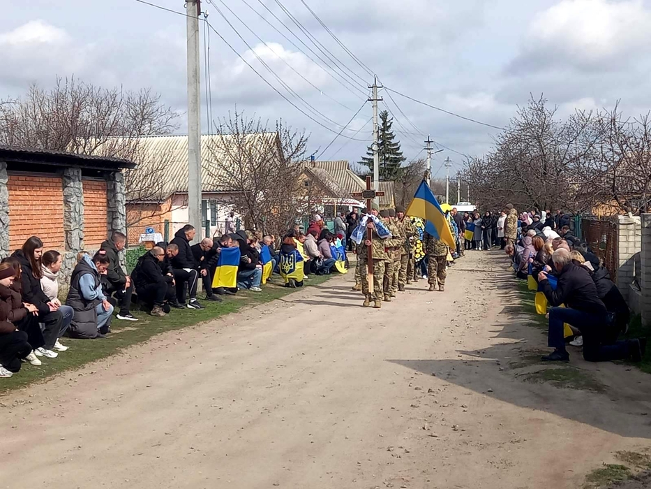 Прощання з солдатом Олександром Діордицею