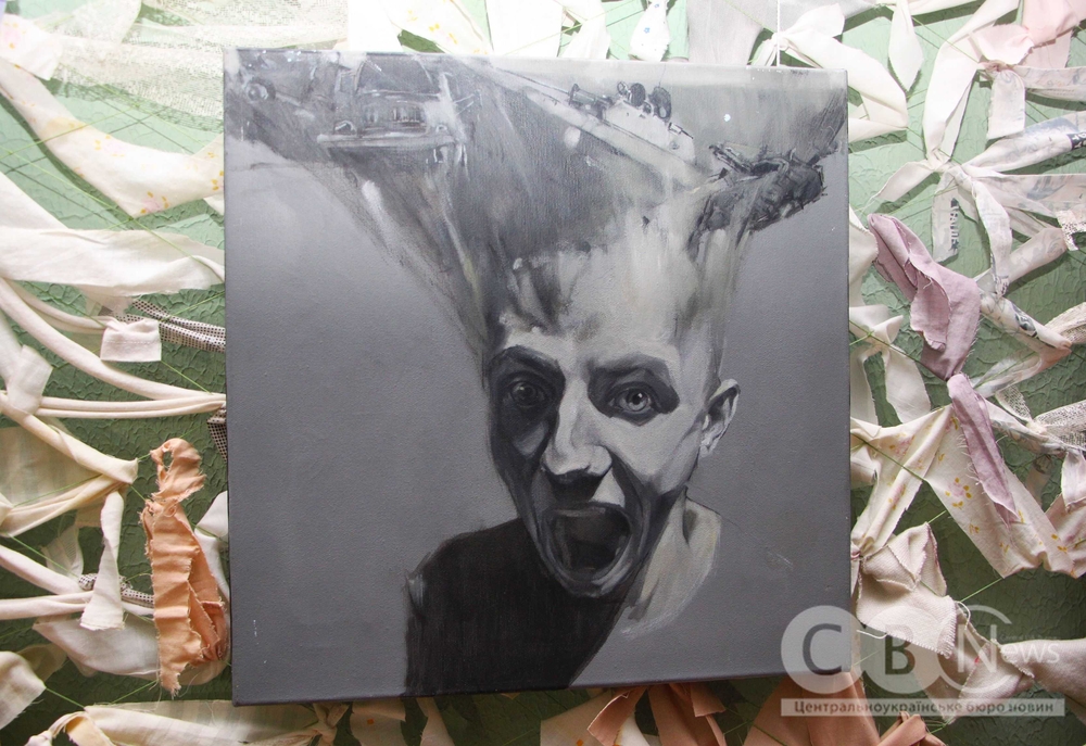 Одна з картин художника Олега Дробоцького