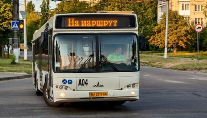 Автобус у Кропивницькому 