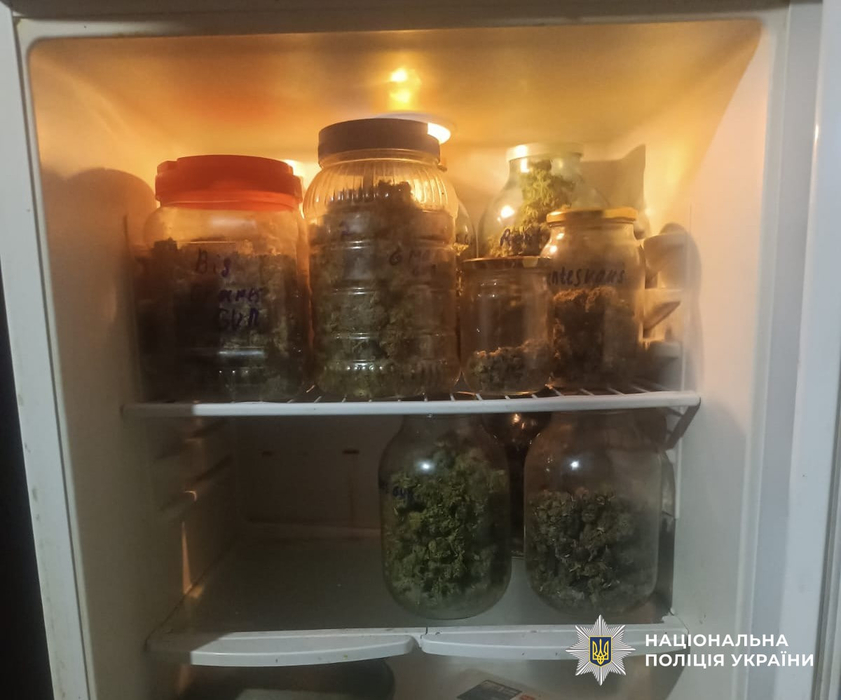 Наркотики стоять у холодильнику