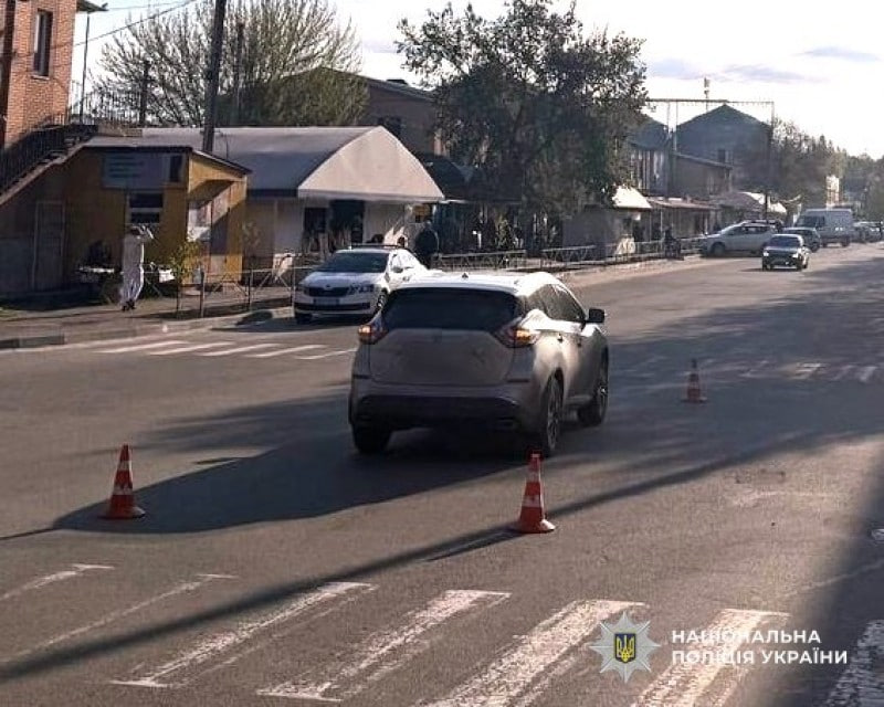 Автівка на місці ДТП у Олександрії