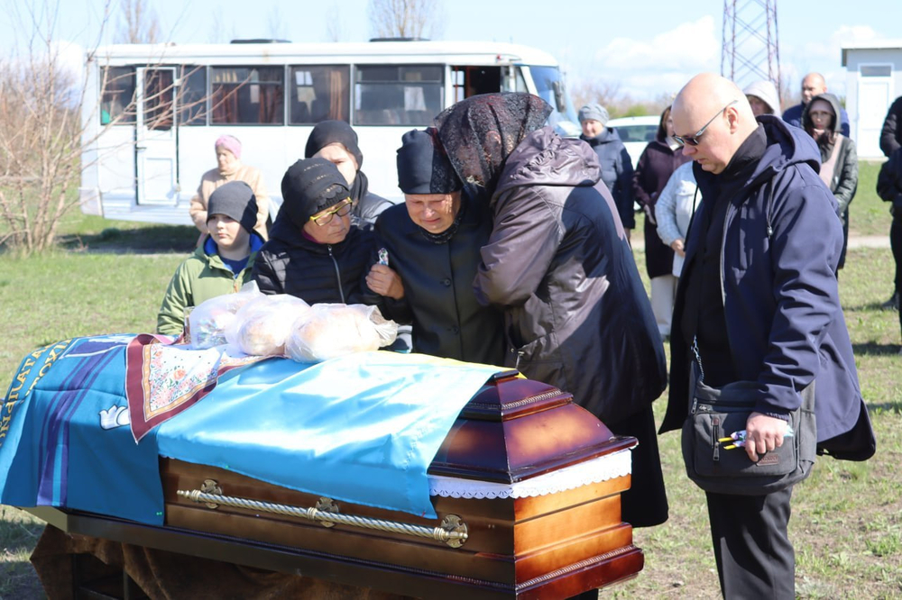 Родина прощається із загиблим Романом Гармашем