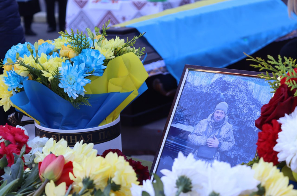 Портрет загиблого військового Олександра Одоміча