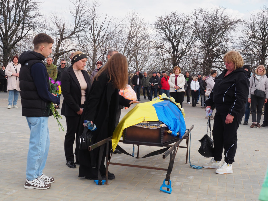 Родина прощається із загиблим Олексієм Шевчуком