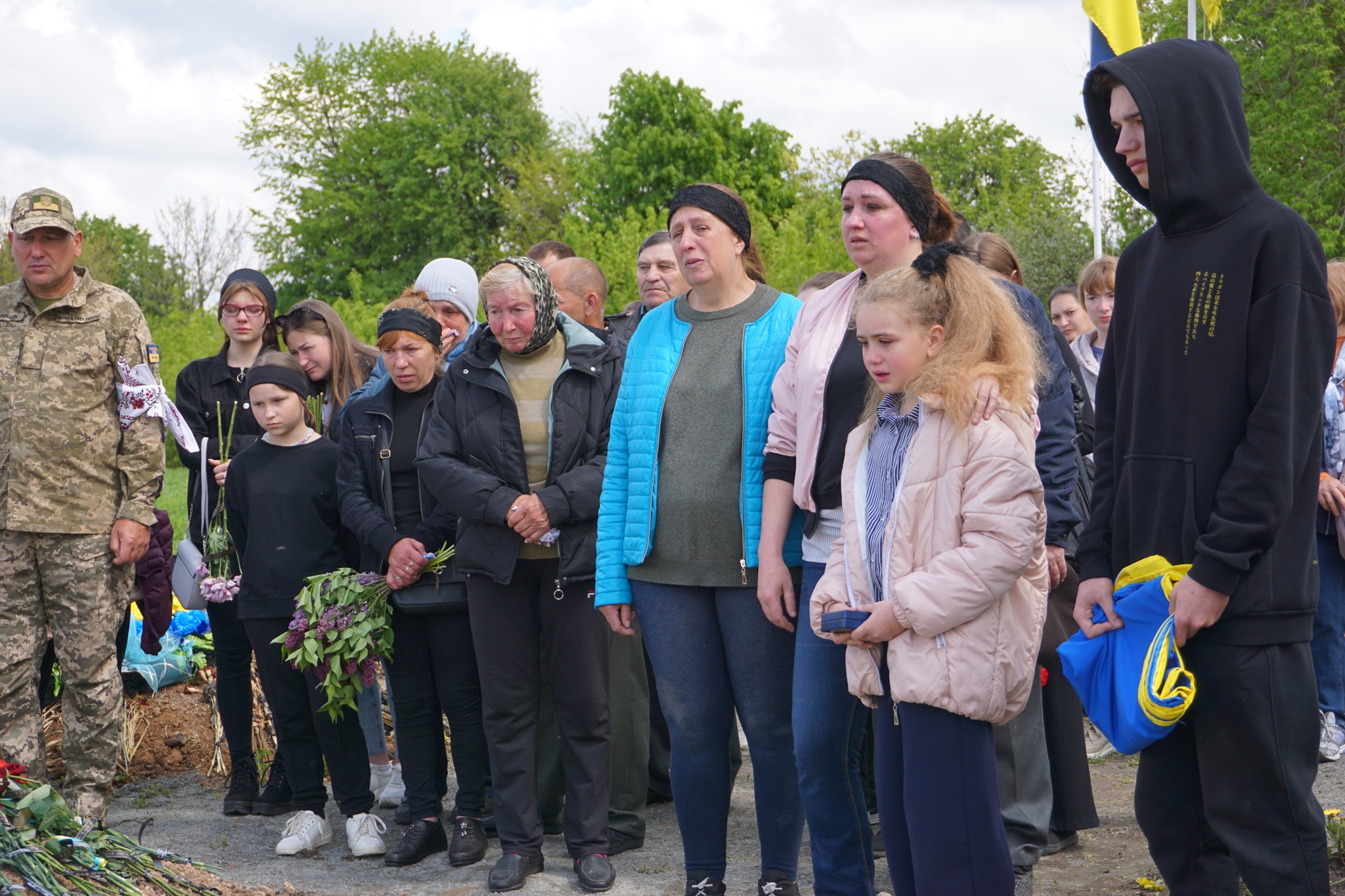 У Гайворонській громаді попрощалися із загиблим військовим