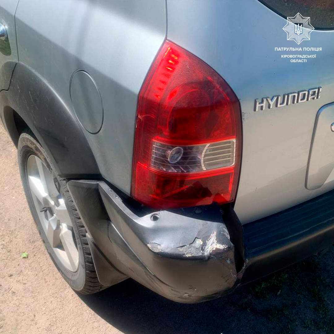 водій нетверезим сів за кермо та скоїв ДТП у Кропивницькому