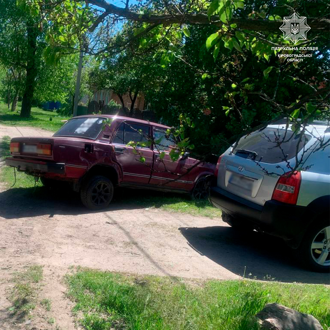 водій нетверезим сів за кермо та скоїв ДТП у Кропивницькому