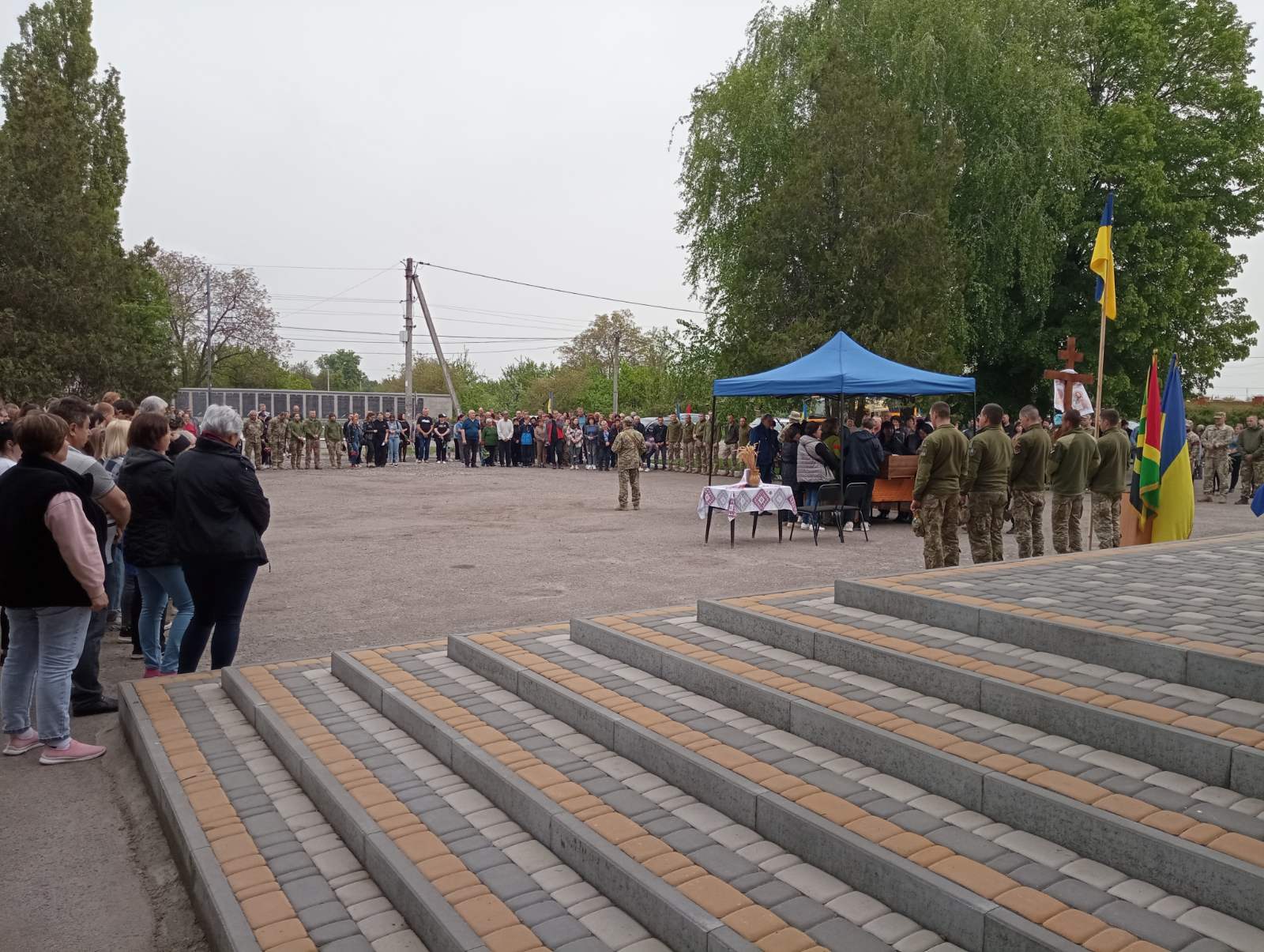 попрощалися з військовослужбовцем Олександром Щасливим