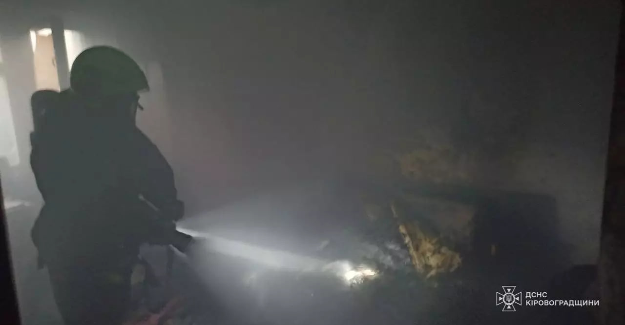 На пожежі в Олександрії врятували двох чоловіків