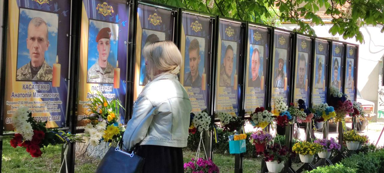 В Олександрівці відкрили Алею Пам’яті загиблих воїнів (фото)