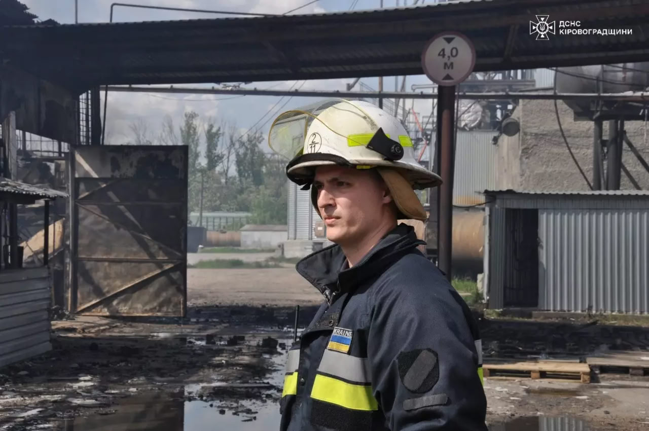 пожежа на промисловому підприємстві «Хімрезерв» у Кропивницькому