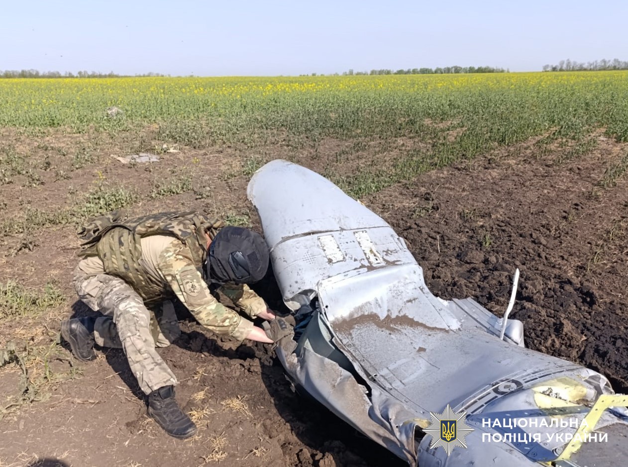 На Кіровоградщині вибухотехніки поліції знешкодили подвійну бойову частину російської ракети