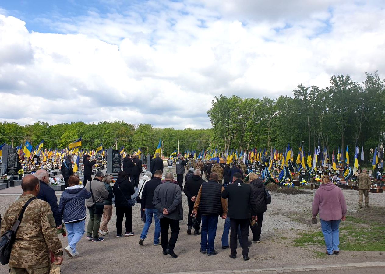 Прощання в Кропивницькому із загиблим на війні підполковником