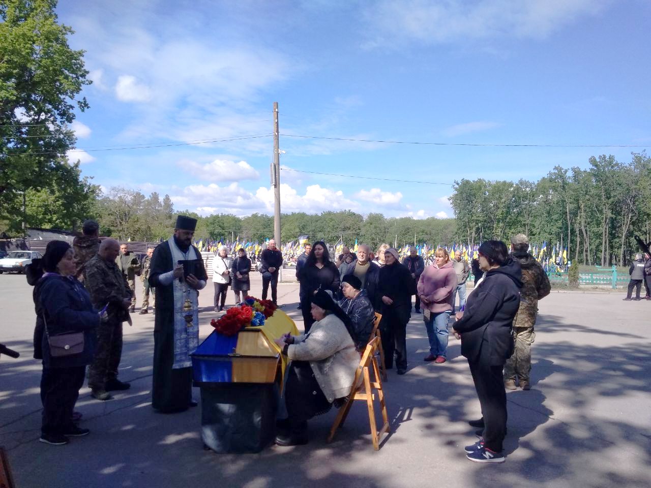 Прощання в Кропивницькому із загиблим на війні підполковником