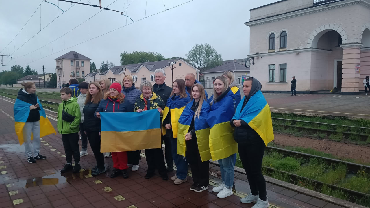 У Знам'янці зустріли звільненого з полону військового Валентина Маринича