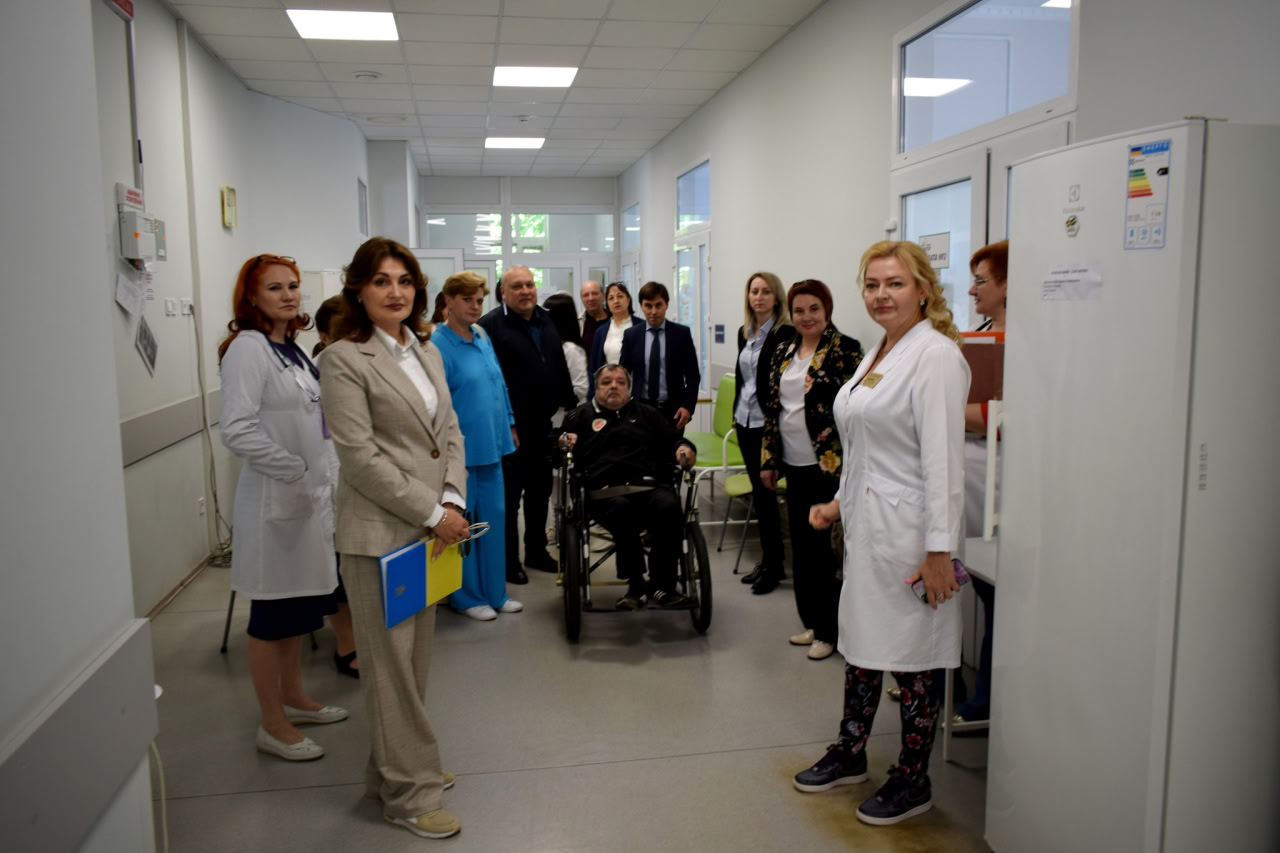 Інспекція безбар'єрного маршруту в Центральній міській лікарні Кропивницького