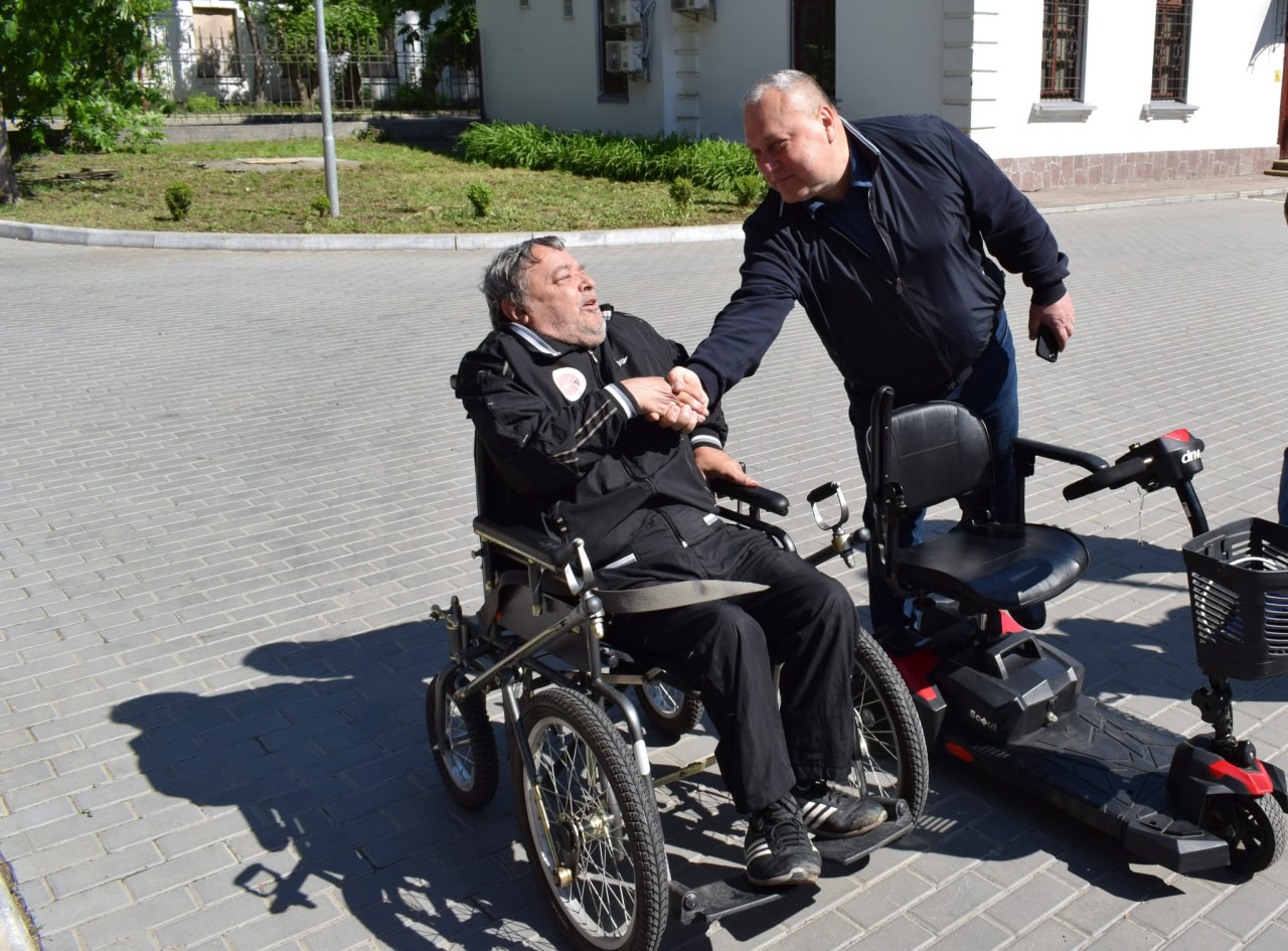Інспекція безбар'єрного маршруту в Центральній міській лікарні Кропивницького