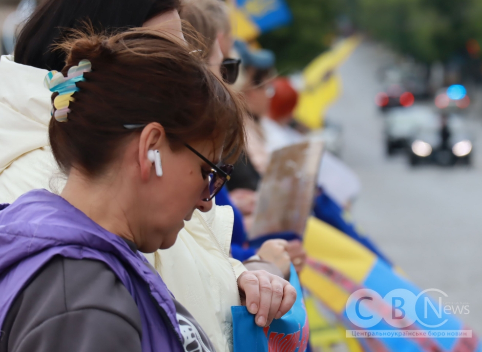 Акція на підтримку військовополонених та зниклих безвісти у Кропивницькому