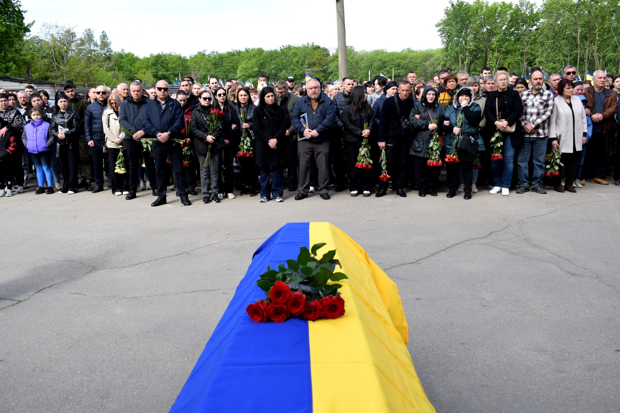 Із трьома військовими попрощалися у Кропивницькому
