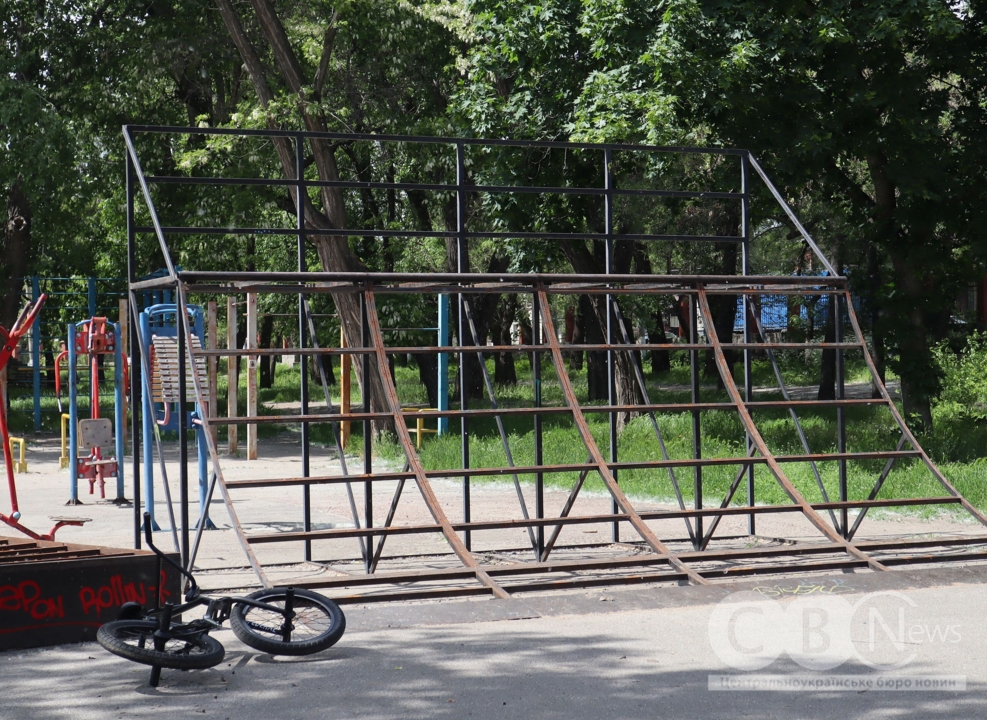 Ремонт скейтпарку у Ковалівському парку Кропивницького