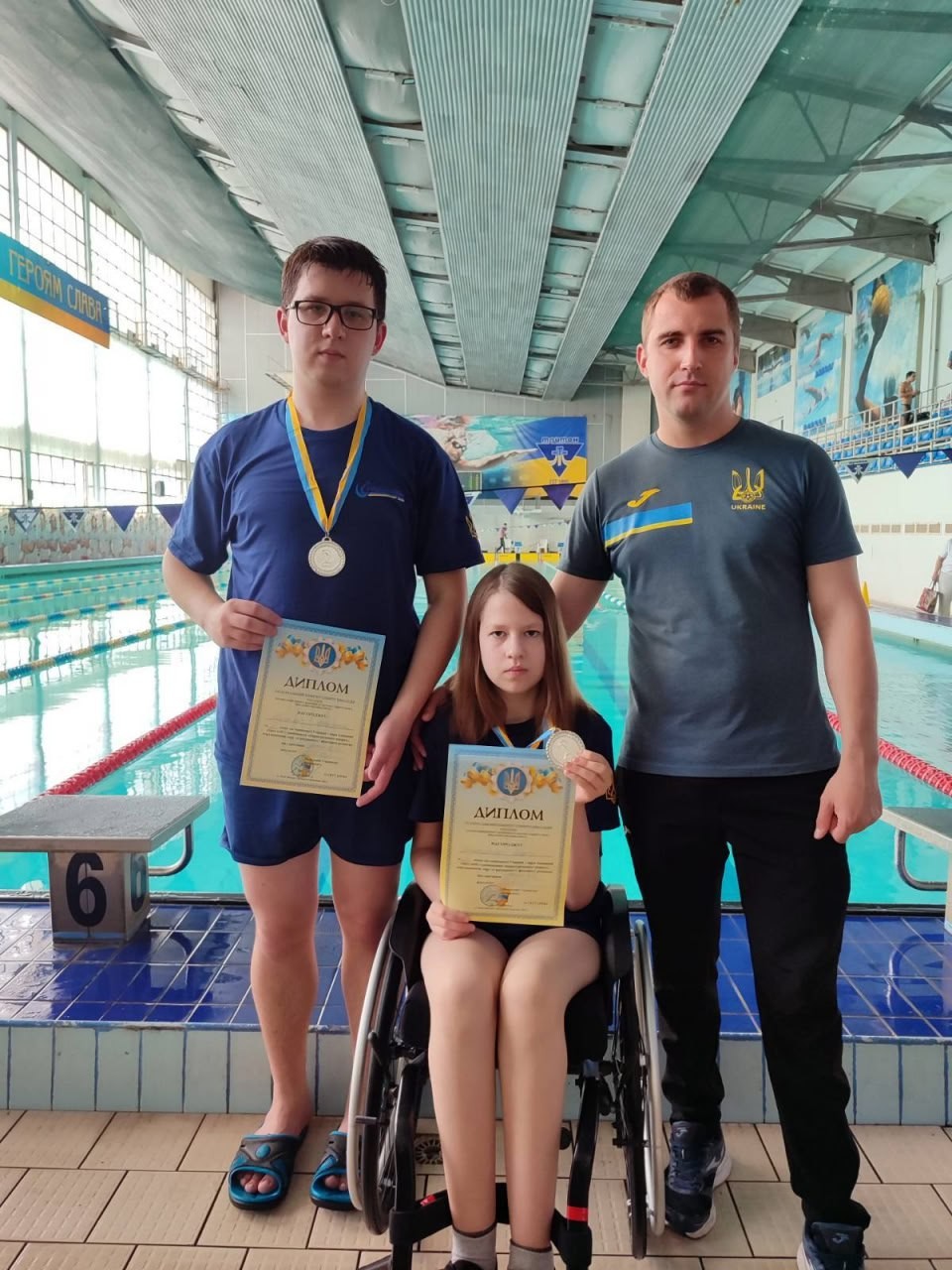 Три призові місця здобули спортсмени з Кіровоградщини на чемпіонаті з пара плавання