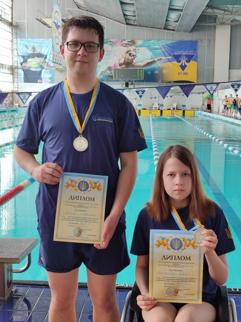 Три призові місця здобули спортсмени з Кіровоградщини на чемпіонаті з пара плавання