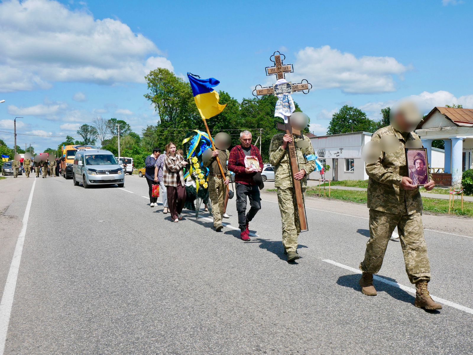 Прощання з воїном на Кіровоградщині
