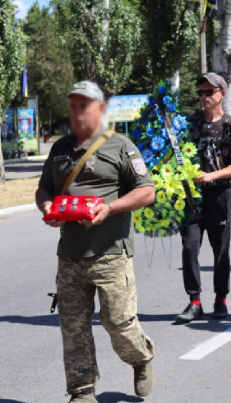 Прощання з воїном у Світловодській громаді
