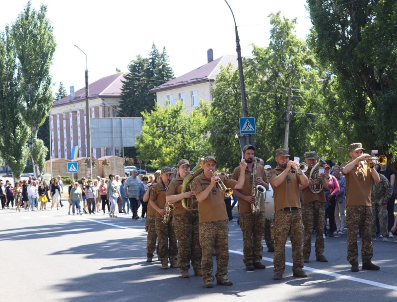 Прощання з воїном у Світловодській громаді