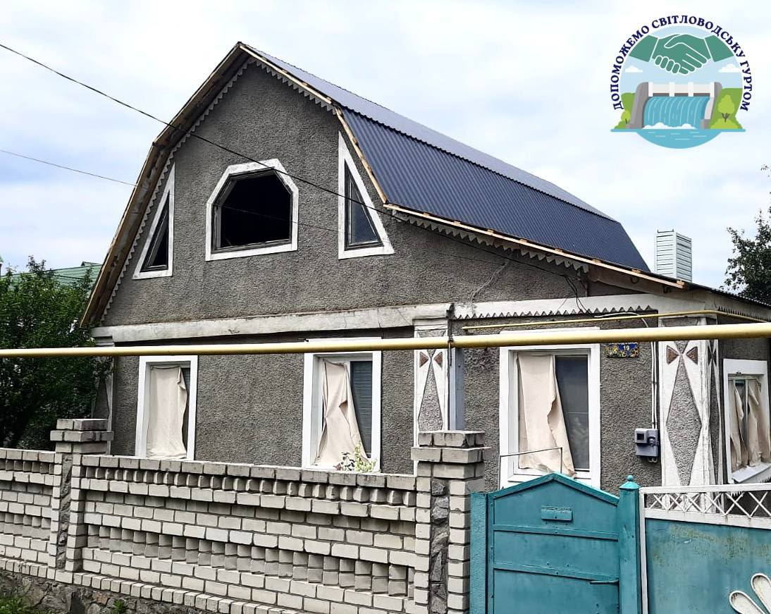 Громади області допомагають відновлювати Світловодськ після обстрілів