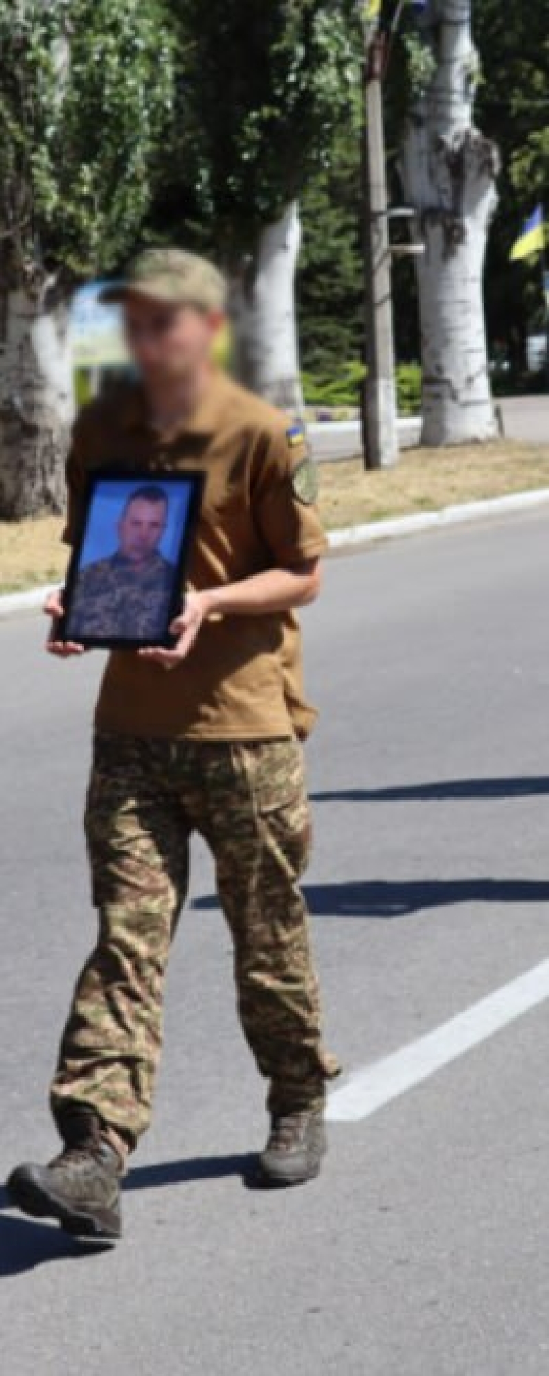 Прощання з воїном у Світловодській громаді