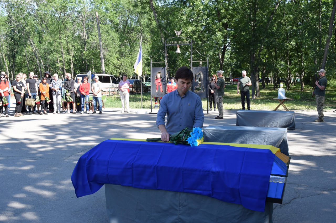 Трьох військових провели в останню путь в Кропивницькому
