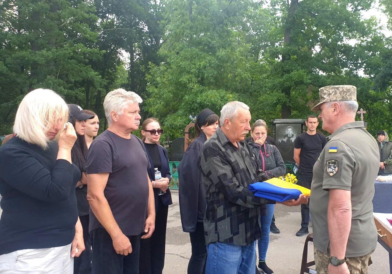 Прощання з військовослужбовцем Кирилом Яцуном у Кропивницькому