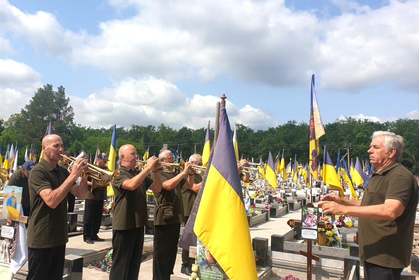 Прощання з військовослужбовцем Кирилом Яцуном у Кропивницькому