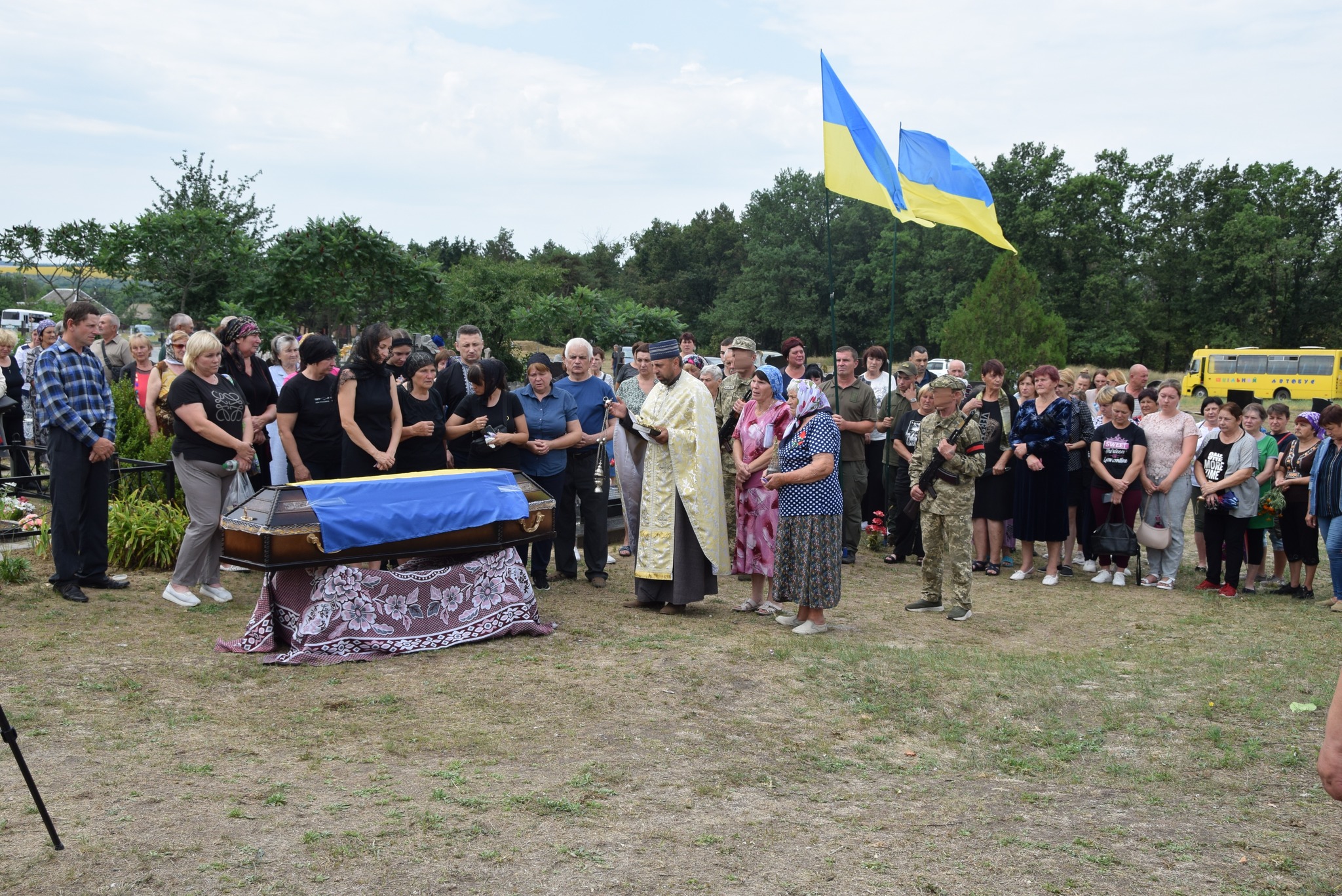 Прощання з воїном з Кіровоградщини