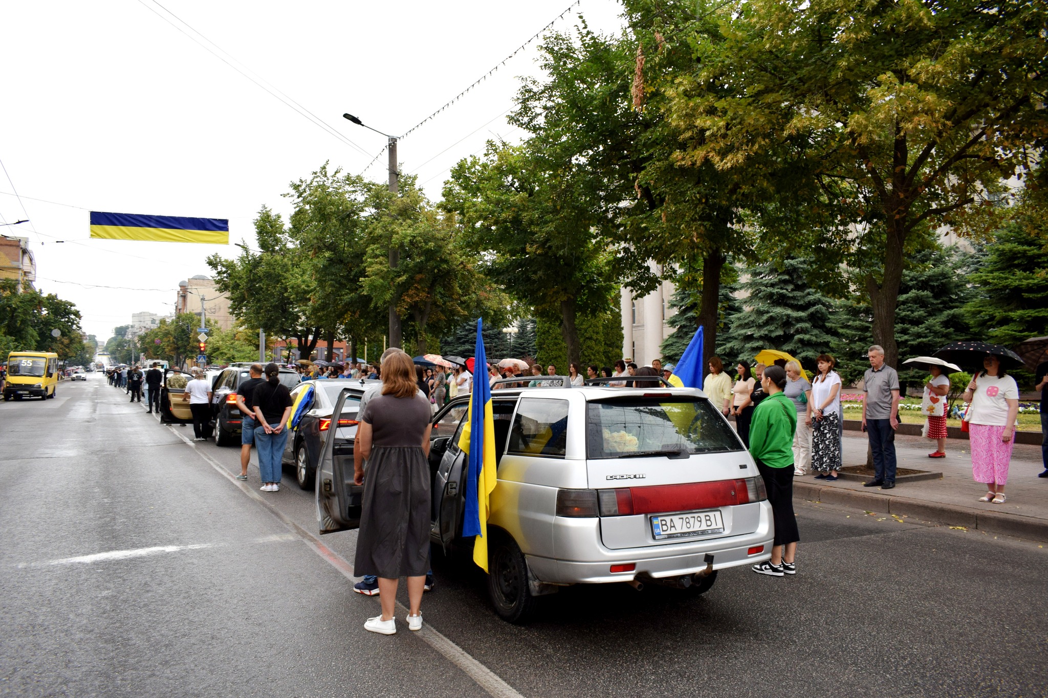 Прощання з воїнами у Кропивницькому