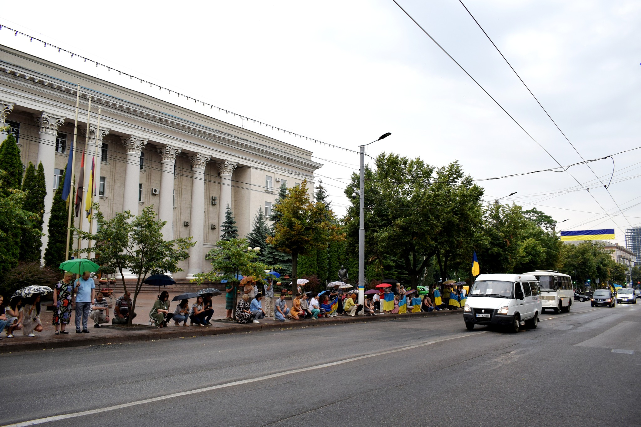 Прощання з воїнами у Кропивницькому