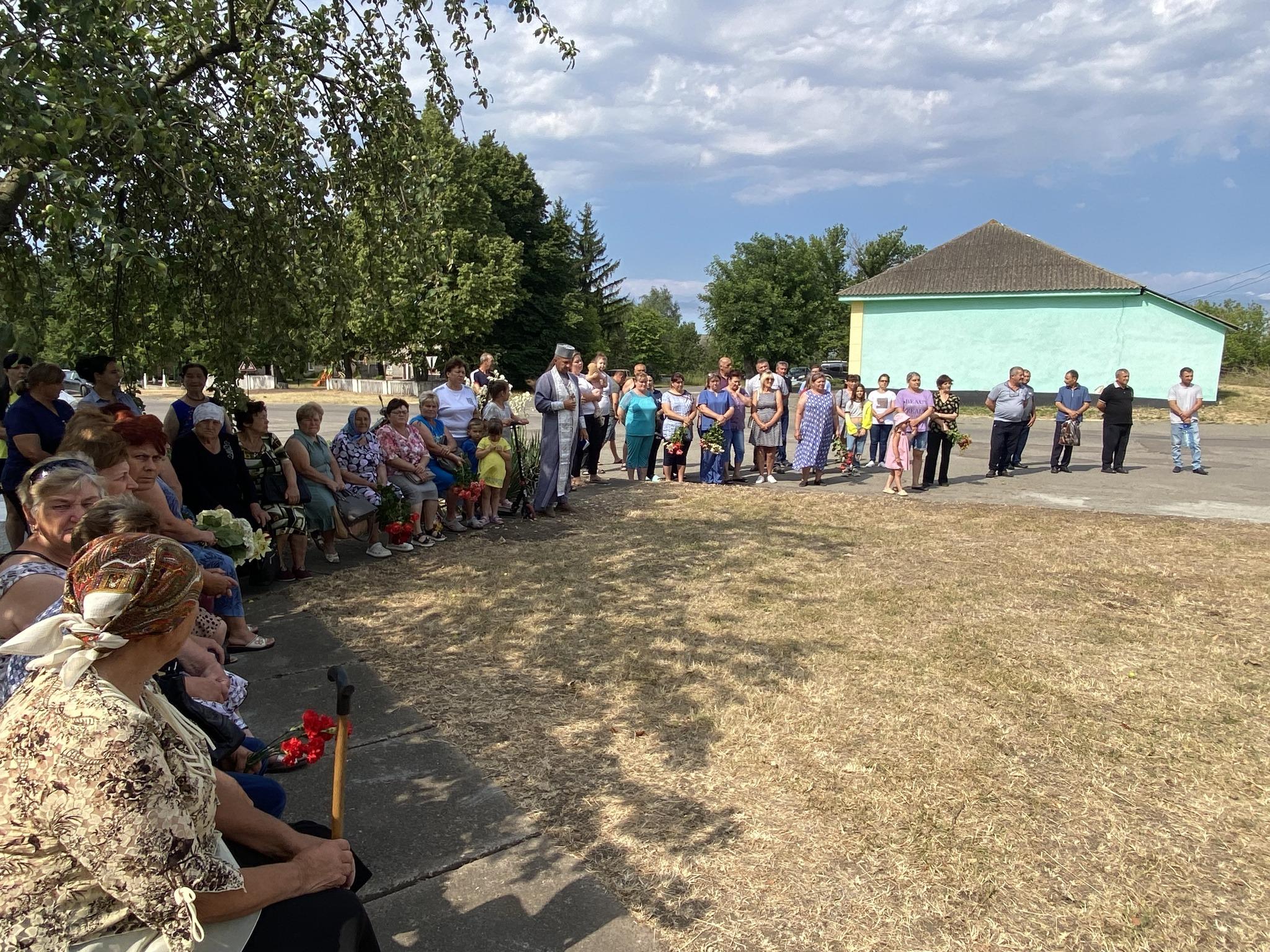 У селі Данилова Балка відкрито Алею Слави на честь полеглих Героїв