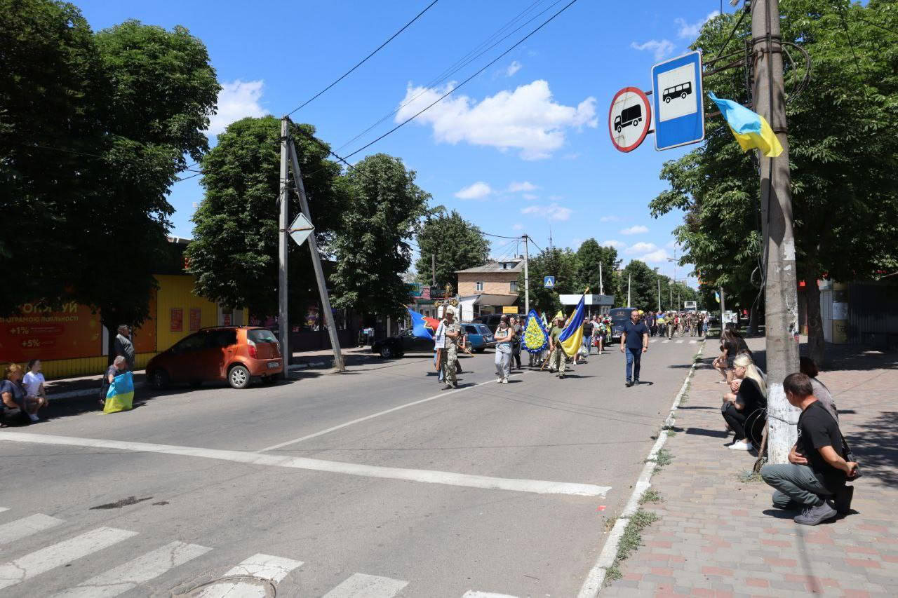 Із загиблим військовим попрощалися в Новоукраїнці