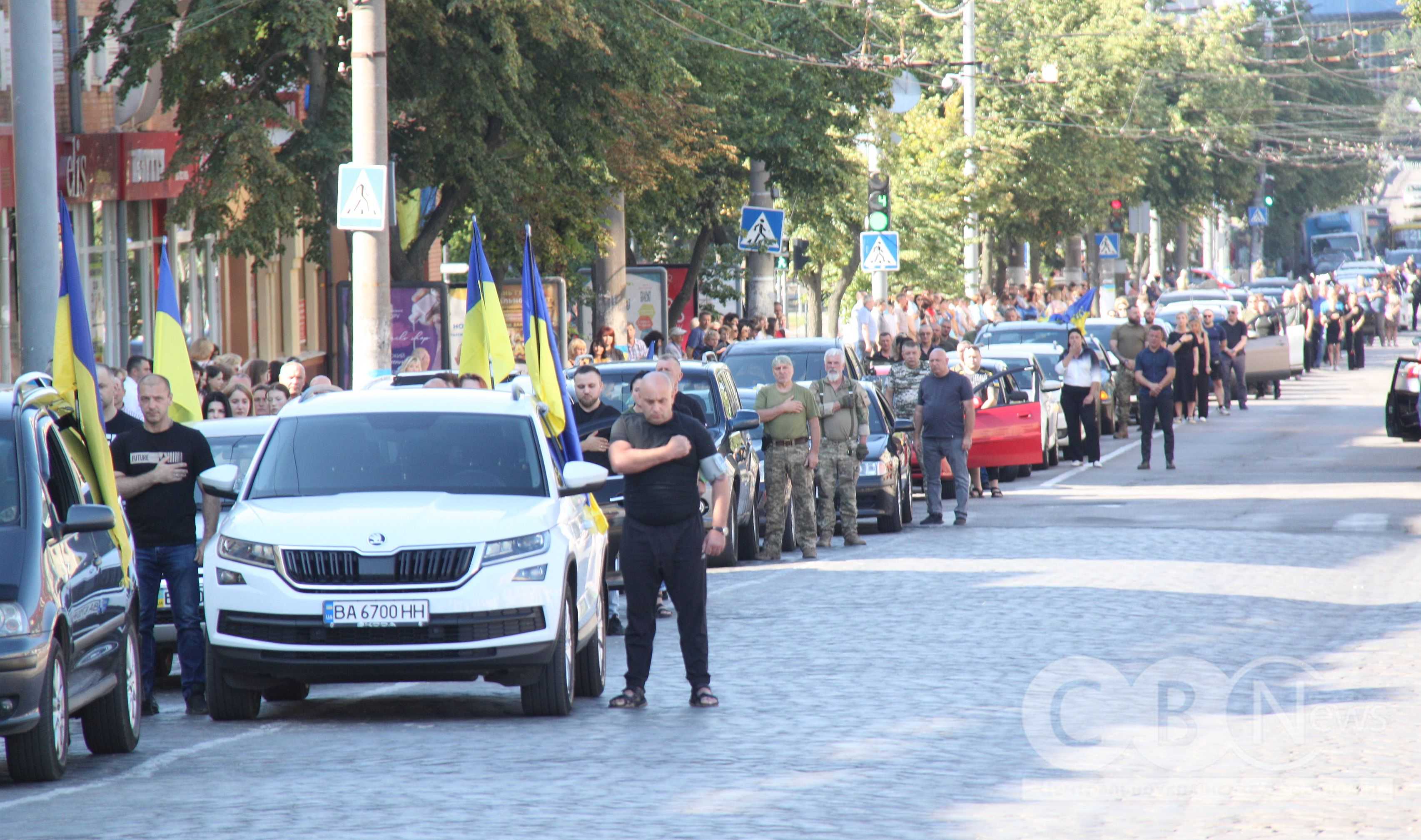 У Кропивницькому відбулася церемонія прощання із загиблими військовослужбовцями: Андрієм Гінкулом, Денисом Гончаренком та Юрієм Полянським.