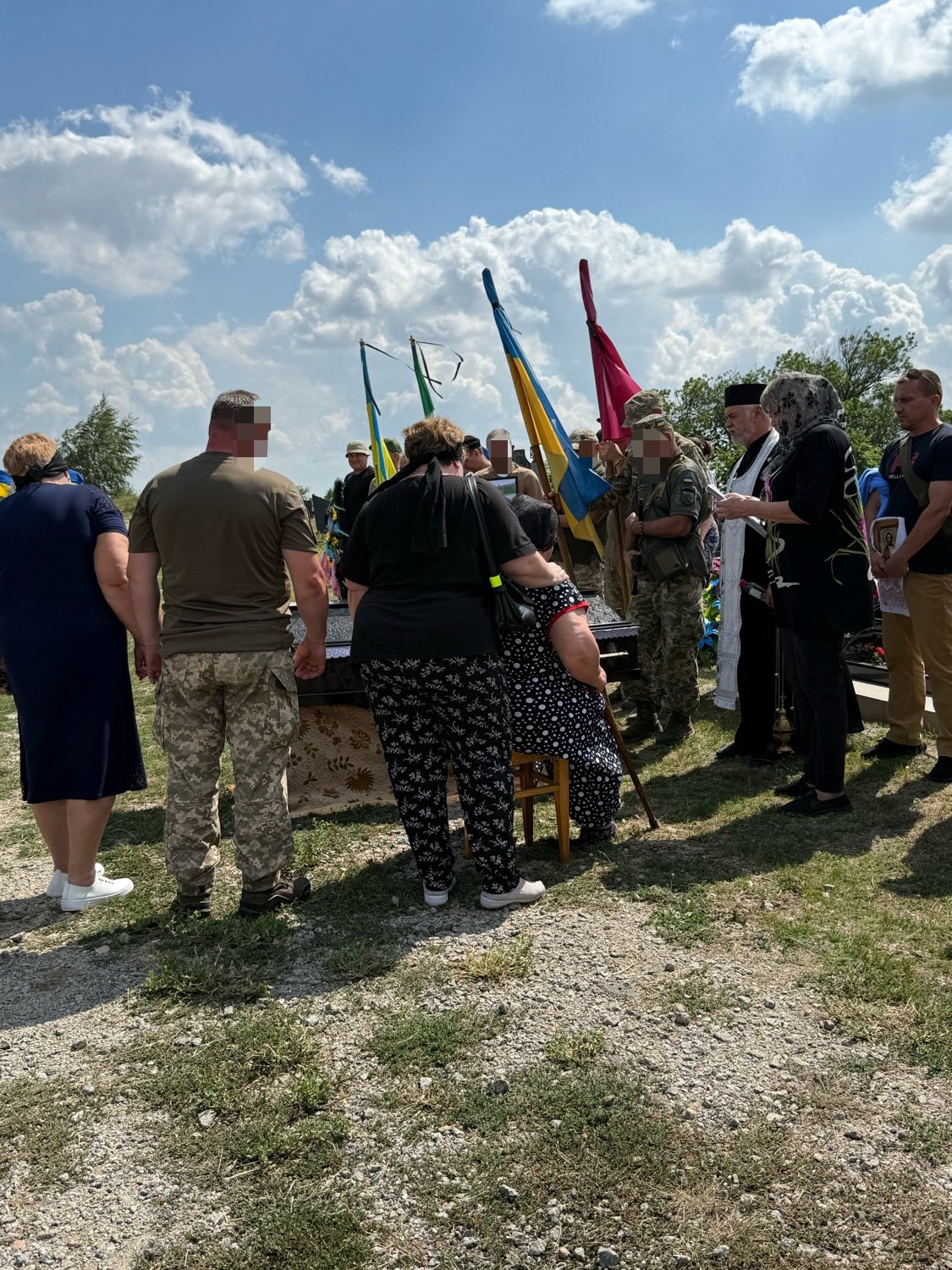 З воїном попрощалися на Кіровоградщині