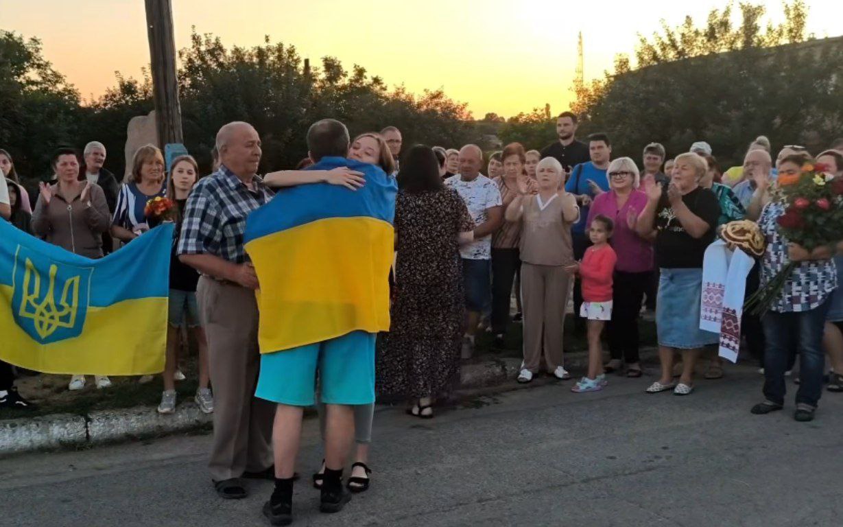 У Катеринівській громаді зустріли звільненого з російського полону воїна