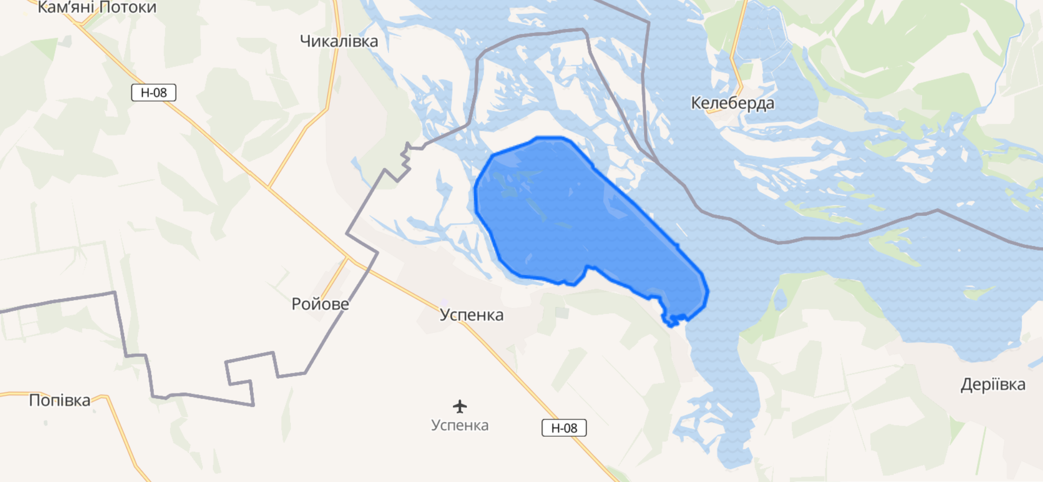 Водойма в Онуфріївській громаді