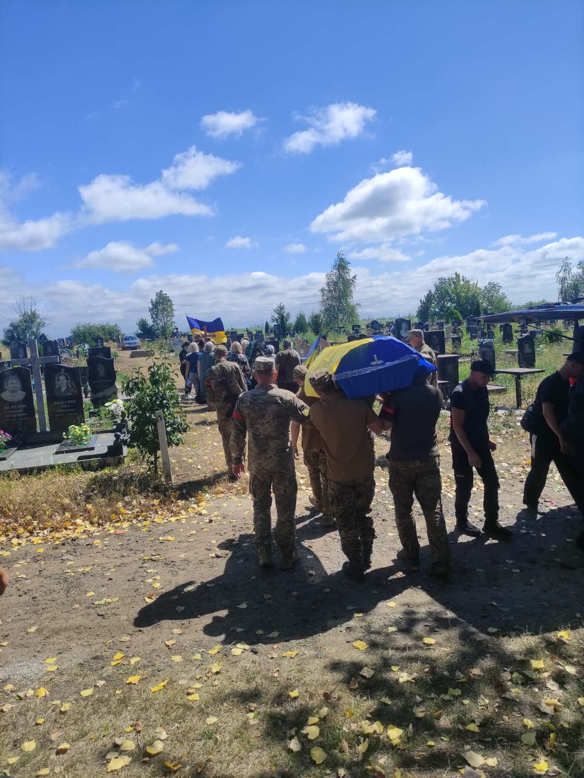 Із загиблим військовим Валерієм Рижуком попрощалися в Пантаївській громаді.