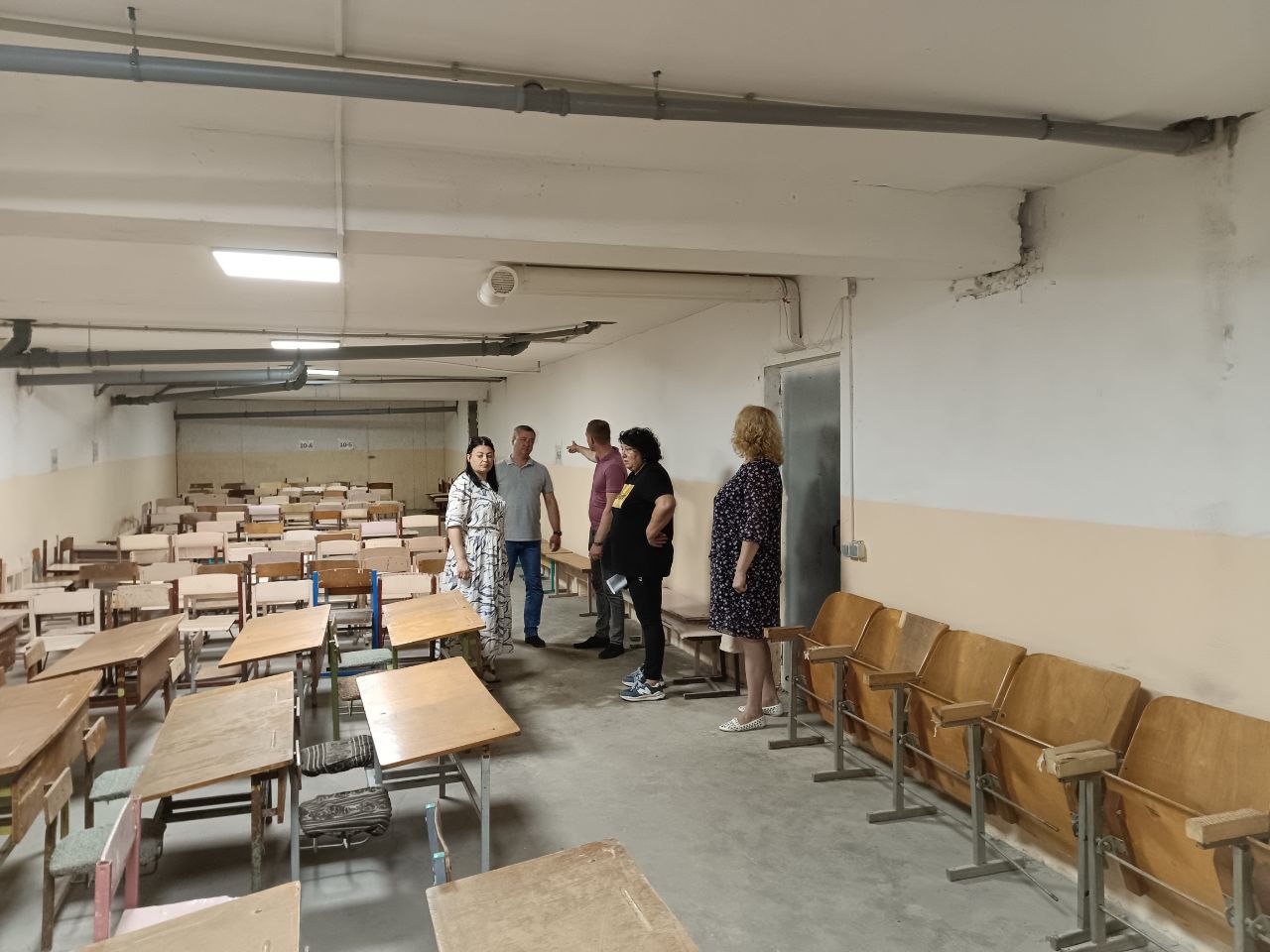 Пошкоджений обстрілом ліцей «Перспектива» у Світловодську модернізують та відновлюють