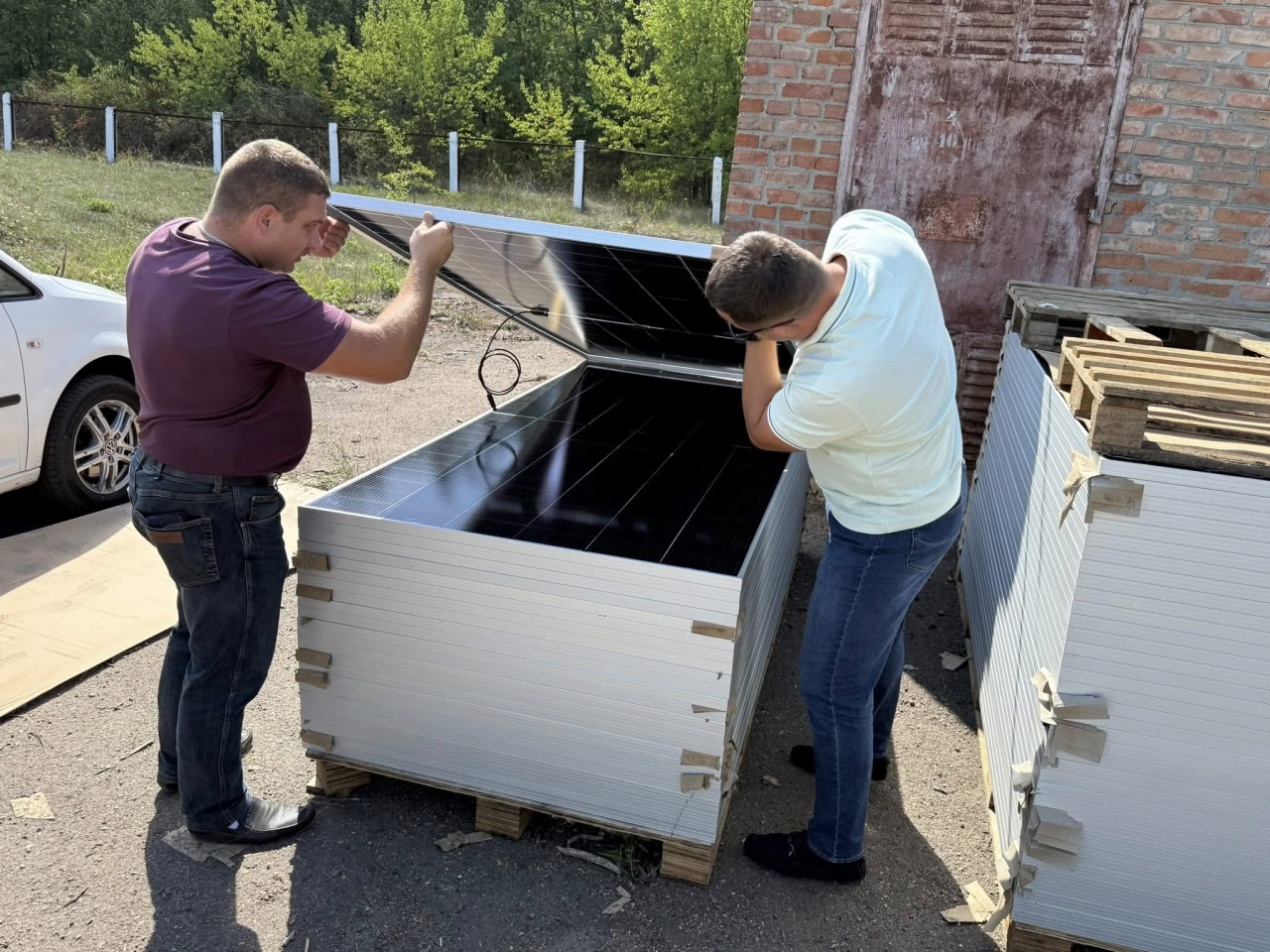 У Гайвороні будують сонячну електростанцію для водоканалу 