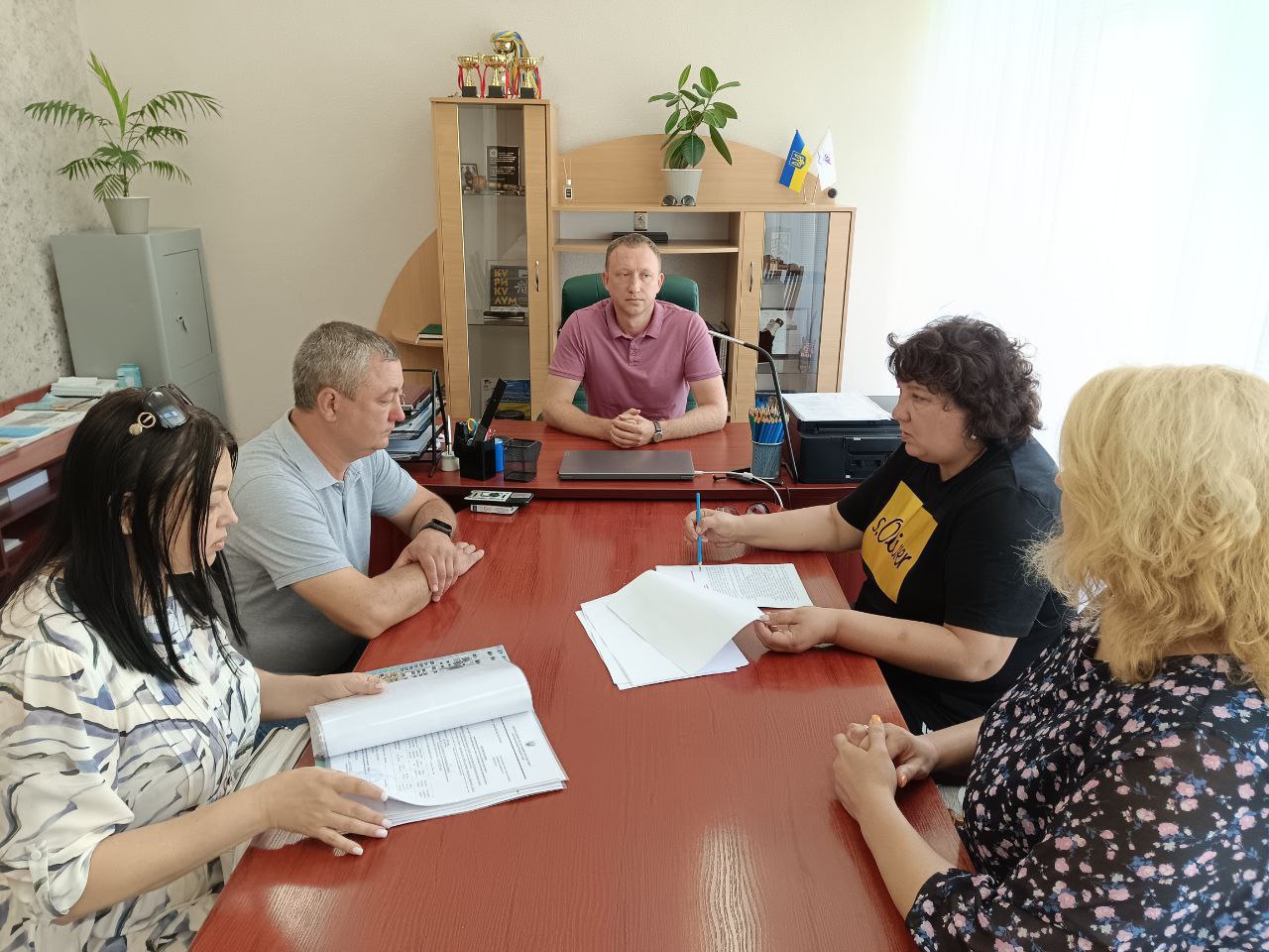 Пошкоджений обстрілом ліцей «Перспектива» у Світловодську модернізують та відновлюють